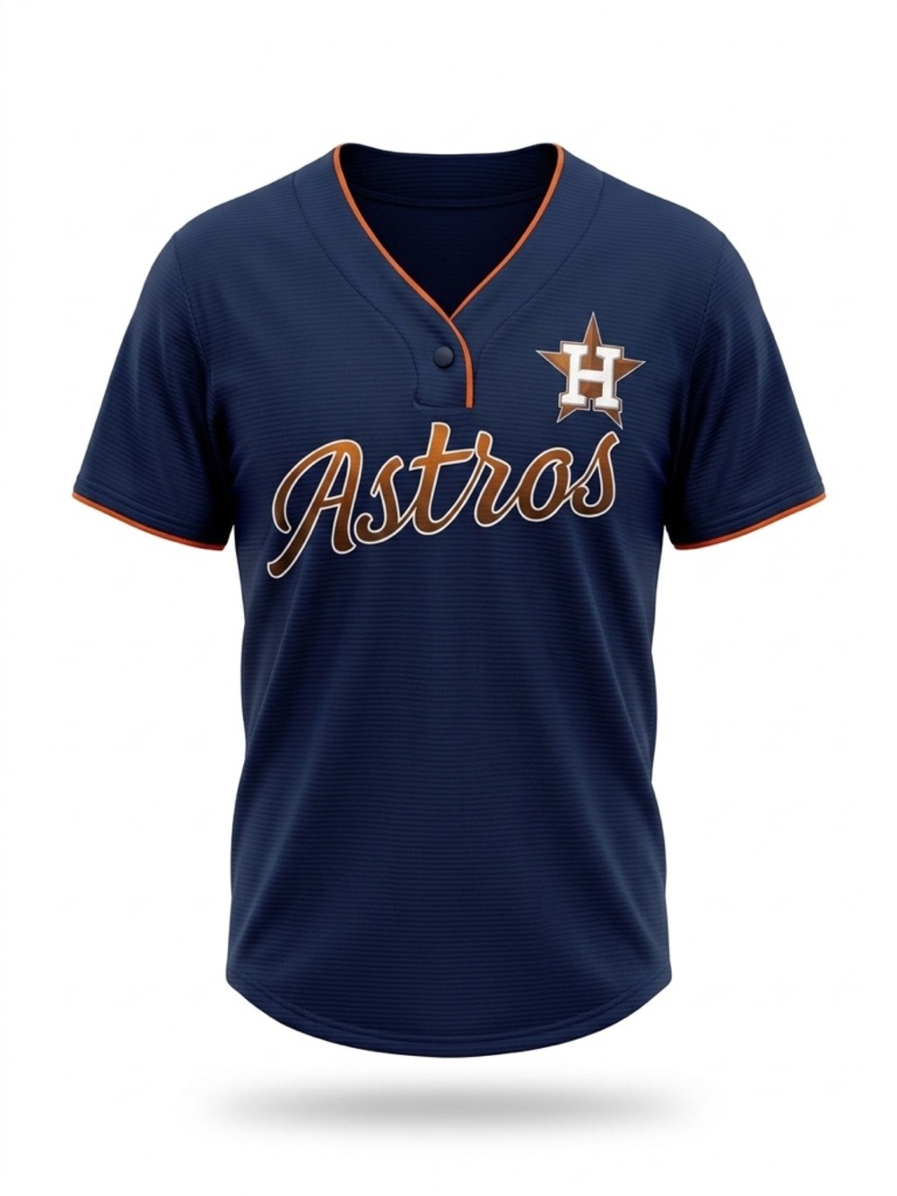 Astros Womens‎ Jersey MLB Houston Baseball Top Athleisure Sporty Chic-Medium